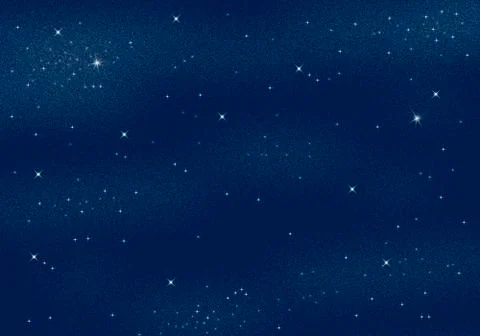 Starry sky Stock Illustration