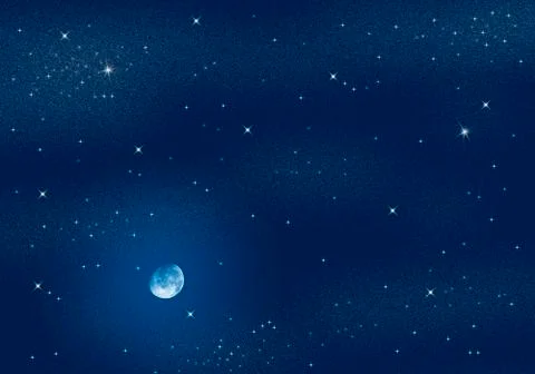 Starry sky Stock Illustration