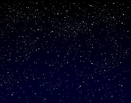 Starry sky Stock Illustration