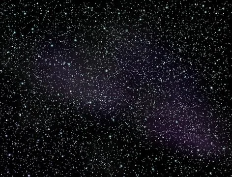 Starry sky Stock Illustration