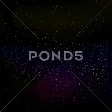 Starry sky Stock Illustration