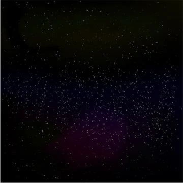 Starry sky Stock Illustration