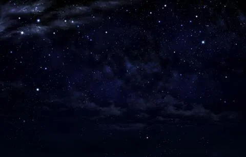 Starry sky Stock Illustration