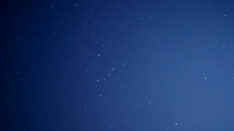 Starry sky. Light clouds cover the stars. Stock Footage 117065427