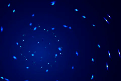 Starry sky map, random schematic bright stars Stock Illustration