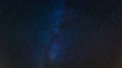 Starry sky at night, 4k timelapse Stock Footage 69079258