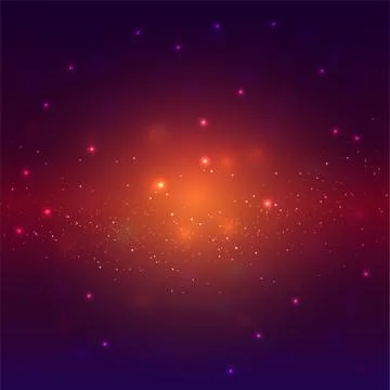 Starry sky in the night. Stock Illustration