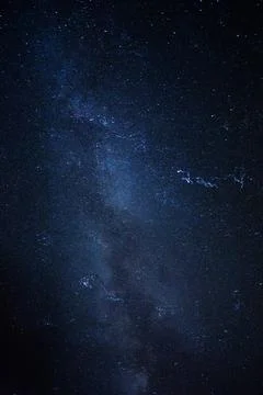 Starry sky at night Stock Photos