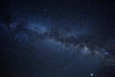 Starry sky at night Stock Photos