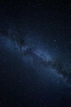 Starry sky at night Stock Photos