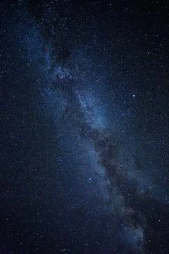 Starry sky at night Stock Photos
