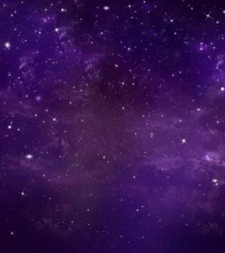 Starry sky in the open space Stock Illustration