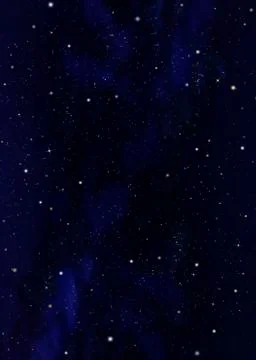 Starry sky in the open space Stock Illustration