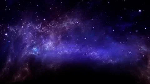 Starry sky in the open space Stock Illustration