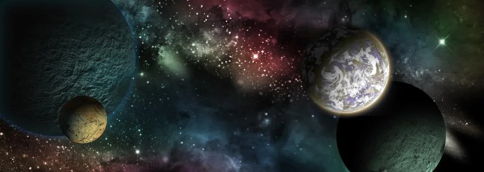 Starry sky Stock Photos