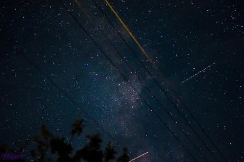 Starry sky Stock Photos