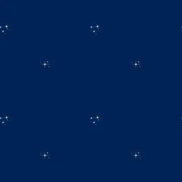 Starry sky seamless pattern Illustrazione stock