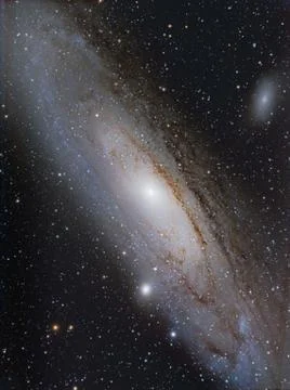 Starry Sky. Star objects, galaxies, and all the heavenly bodies. Background.. Stock Photos