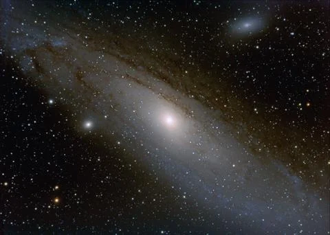 Starry Sky. Star objects, galaxies, and all the heavenly bodies. Background.. Foto stock