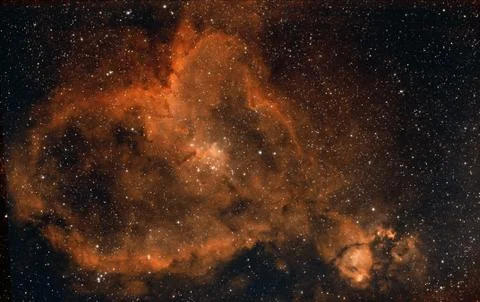 Starry Sky. Star objects, galaxies, and all the heavenly bodies. Background.. Stock Photos