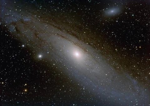 Starry Sky. Star objects, galaxies, and all the heavenly bodies. Backgroun... Stock Photos