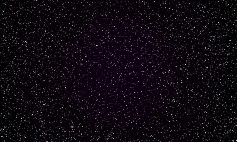 Starry sky stars twinkle vector space background Illustrazione stock