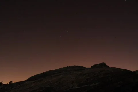 Starry Sky : Time Lapse (SD 720x480) Stock Footage 366246