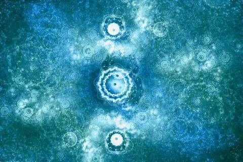 Starry sky translucent milky way nebula and wonderful patterns of star clusters Stock Illustration