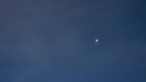 Starry sky with veil of clouds Stock Footage 237716747