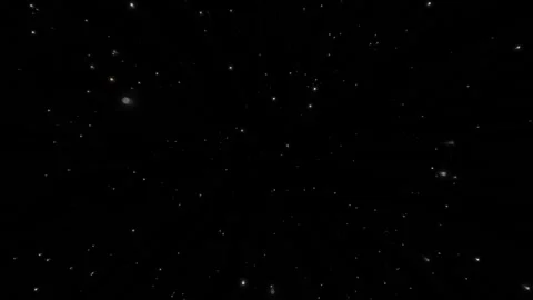 Starry space flight motion through dark cosmic vacuum with flickering white.. Stock-Footage 346839607