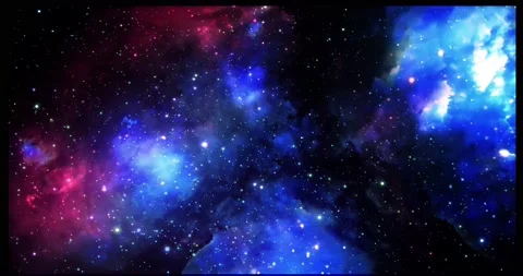 Starry Space Galaxy Motion Background 4K Stock Footage 196825158
