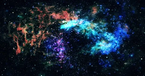 Starry Space Galaxy Motion Background 4K | Stock Video | Pond5