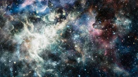 Stars and galaxy space. Elements of this image furnished by NASA. Stock Photos