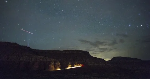 Stars and Mesas Stock Footage 79569449