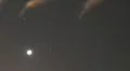 Stars and moon time lapse series - 2 - light contrast - pan left HD Footage