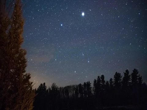 Stars and Planet Stock Footage 80158995