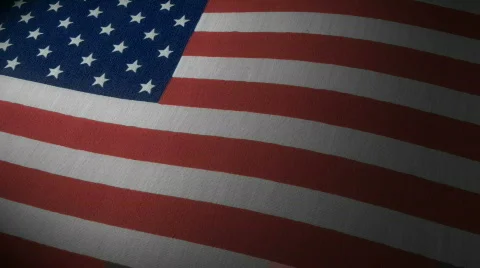 HD USA Flag Stars and Stripes, Stock Video