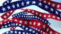 Stars and stripes banners election USA US America patriotic HD Footage