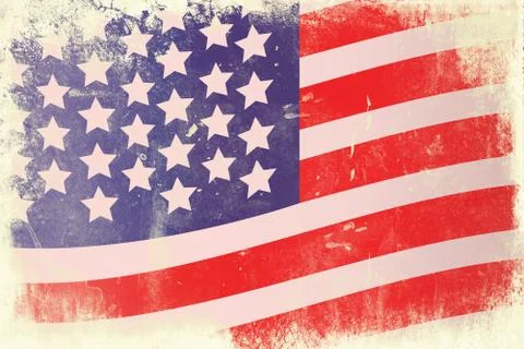 Stars and stripes Stock Illustration