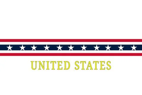 Stars and Stripes pattern, colored like the US flag. Graphic illustration of Stock Illustration