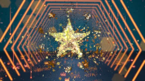 Stars Animated Background Stock Footage 265965608