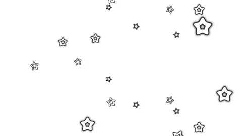 Stars animated background on white screen Stock Footage 224631205