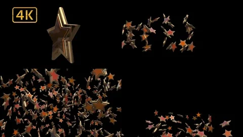 Stars Animation 4k Stock Footage 125195056