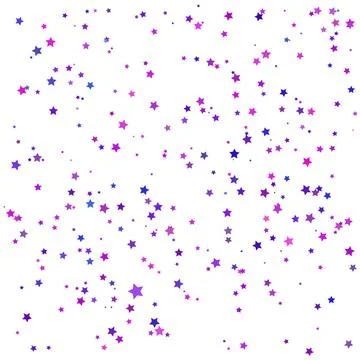  Stars Background. Abstract Pattern Set of Blue and Pink Stars Isolated on... Stock Photos