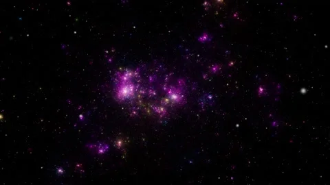Stars background. Flying Through Space. Stock-Footage 152077546