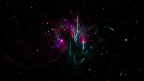 Stars background. Flying Through Space. Stock-Footage 152077552