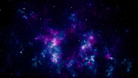 Stars background. Flying Through Space. Vidéo 152386521