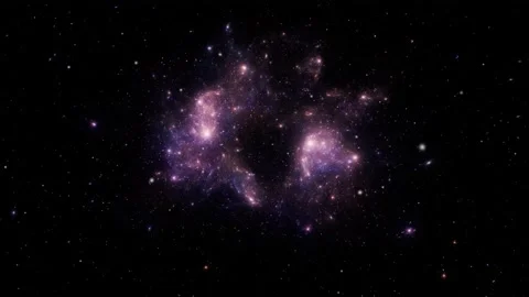 Stars background. Flying Through Space. Vidéo 152386577