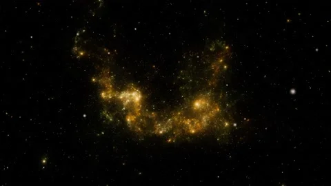 Stars background. Flying Through Space. Vidéo 155471138