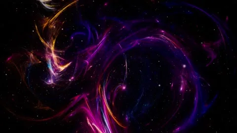 Stars background. Flying Through Space. Vidéo 155471209